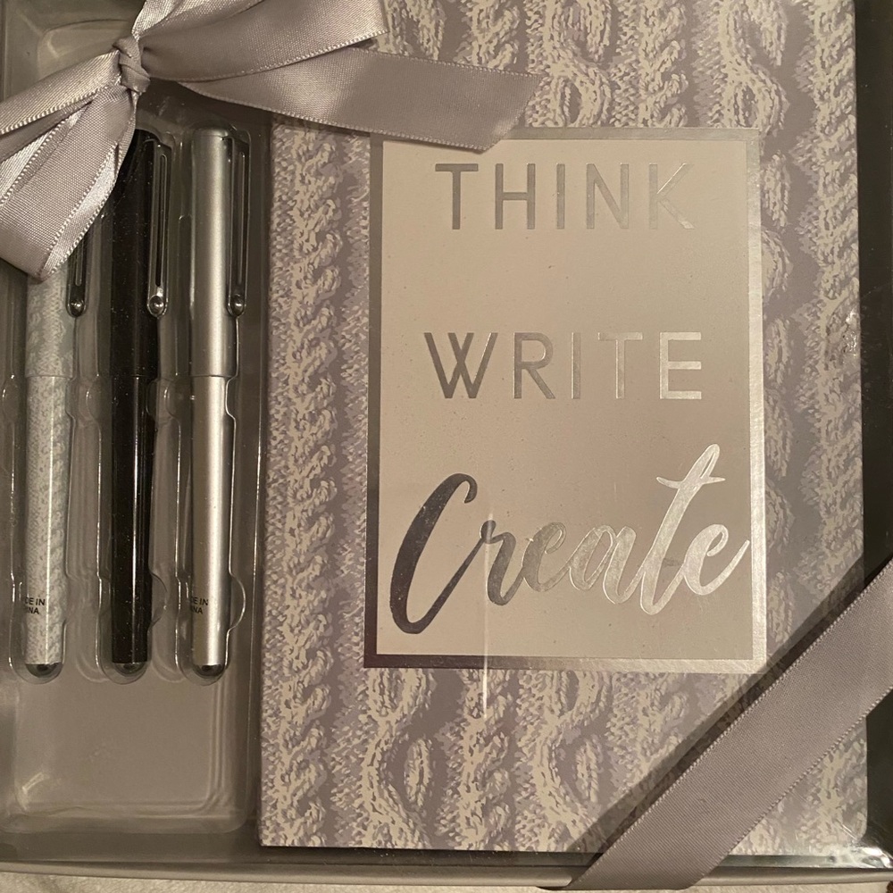 Mixit Silver and Black Office Notebook
